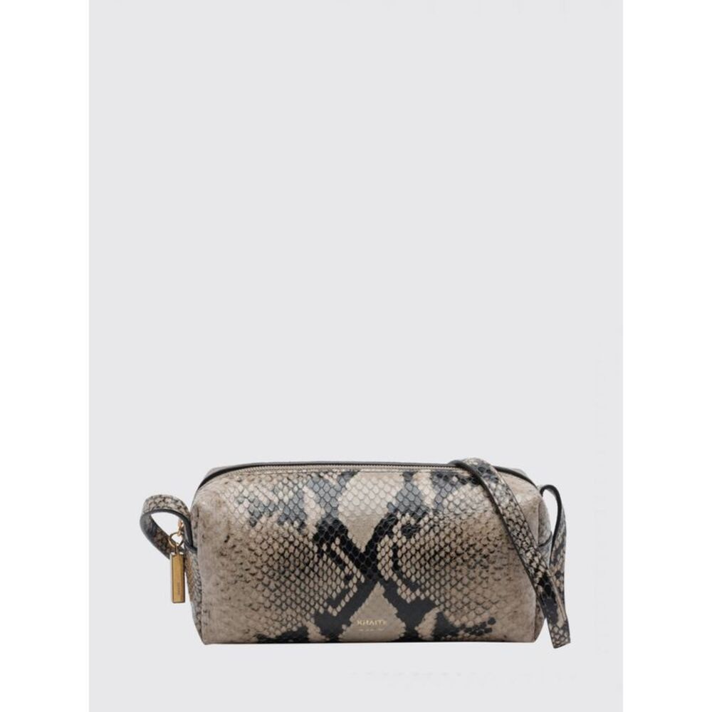 Khaite Women Kye Python-Print Calfskin Mini Crossbody Bag Khaite